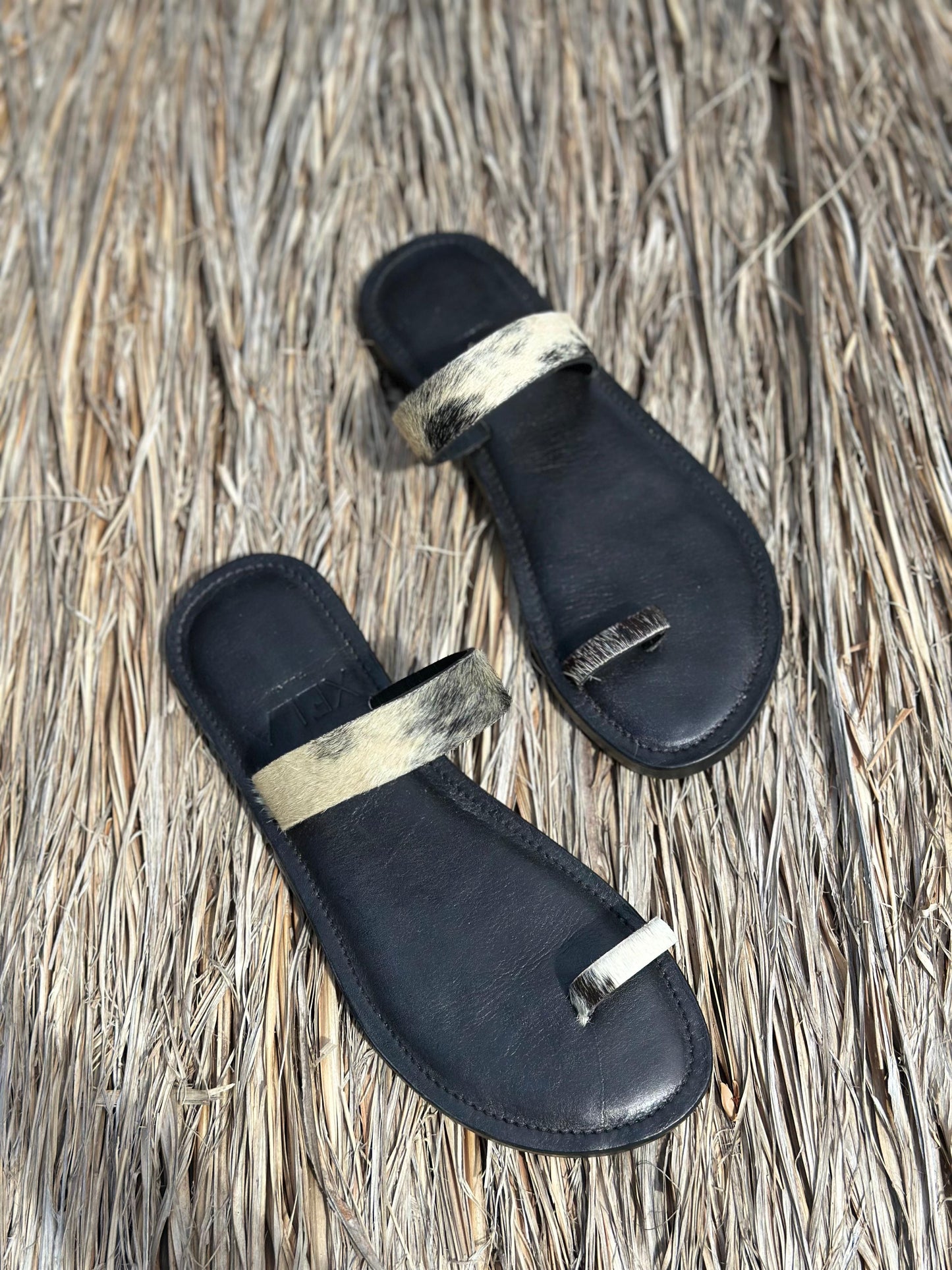The Xela Cowhide Sandals